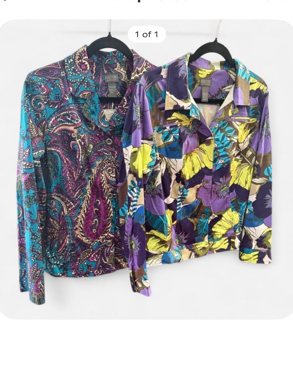 Additions by Chico’s jacket bundle size 1 Corpcore office wear boho cottage